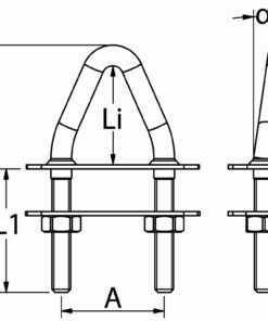 V-Bolzen M8 x 100mm gerade