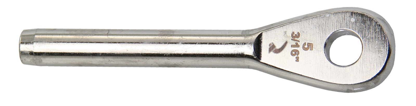 Augterminal für 12mmØ AISI316 Auge 19.3mmØ Augterminal für 12mmØ AISI316 Auge 19.3mmØ