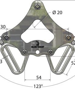 Sonnenschutzbefestigung für 40mm Gurtband Sonnenschutzbefestigung für 40mm Gurtband