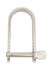 D-Schäkel Flachmaterial Bolzen M6 2St.Pack