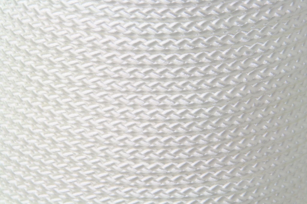 Seil PP 8-fach geflochten weiß 6mm-Spule a 30 mtr. Seil PP 8-fach geflochten weiß 6mm-Spule a 30 mtr.