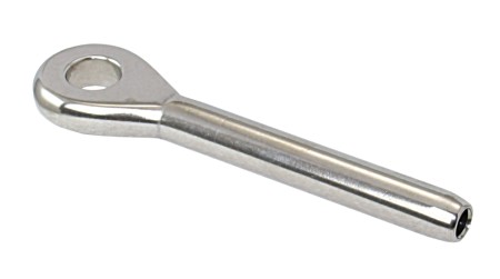 Augterminal für 2mmØ AISI316 Auge 5.5mmØ Augterminal für 2mmØ AISI316 Auge 5.5mmØ