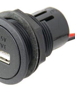 USB Doppel-Steckdose mit Deckel + Montageplatte USB Doppel-Steckdose mit Deckel + Montageplatte