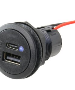 USB-C/A Doppelsteckdose ohne LED USB-C/A Doppelsteckdose ohne LED