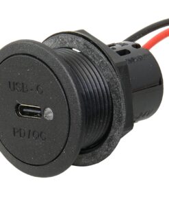 PRO CAR USB-C Einbau-Doppelsteckdose PD/QC, rund 12/24V 2x3A 36mm, LED SB-P PRO CAR USB-C Einbau-Doppelsteckdose PD/QC, rund 12/24V 2x3A 36mm, LED SB-P