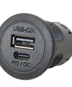 USB-C/A Doppelsteckdose ohne LED USB-C/A Doppelsteckdose ohne LED