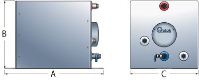 Nautic Boiler BX eckig 25l 1200W 230V Nautic Boiler BX eckig 25l 1200W 230V