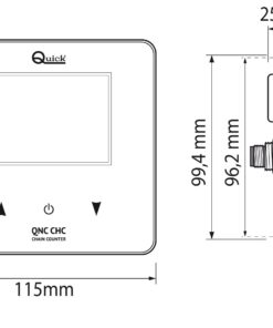 QUICK Kettenzählwerk QNC CHC 12/24V mit Display 3,5' QUICK Kettenzählwerk QNC CHC 12/24V mit Display 3,5'