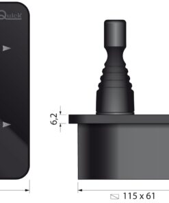 Quick Doppeljoystick f. Bug-& Heckschraube Quick Doppeljoystick f. Bug-& Heckschraube