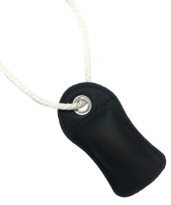 Wurfleinensack Leder schwarz Wurfleinensack Leder schwarz