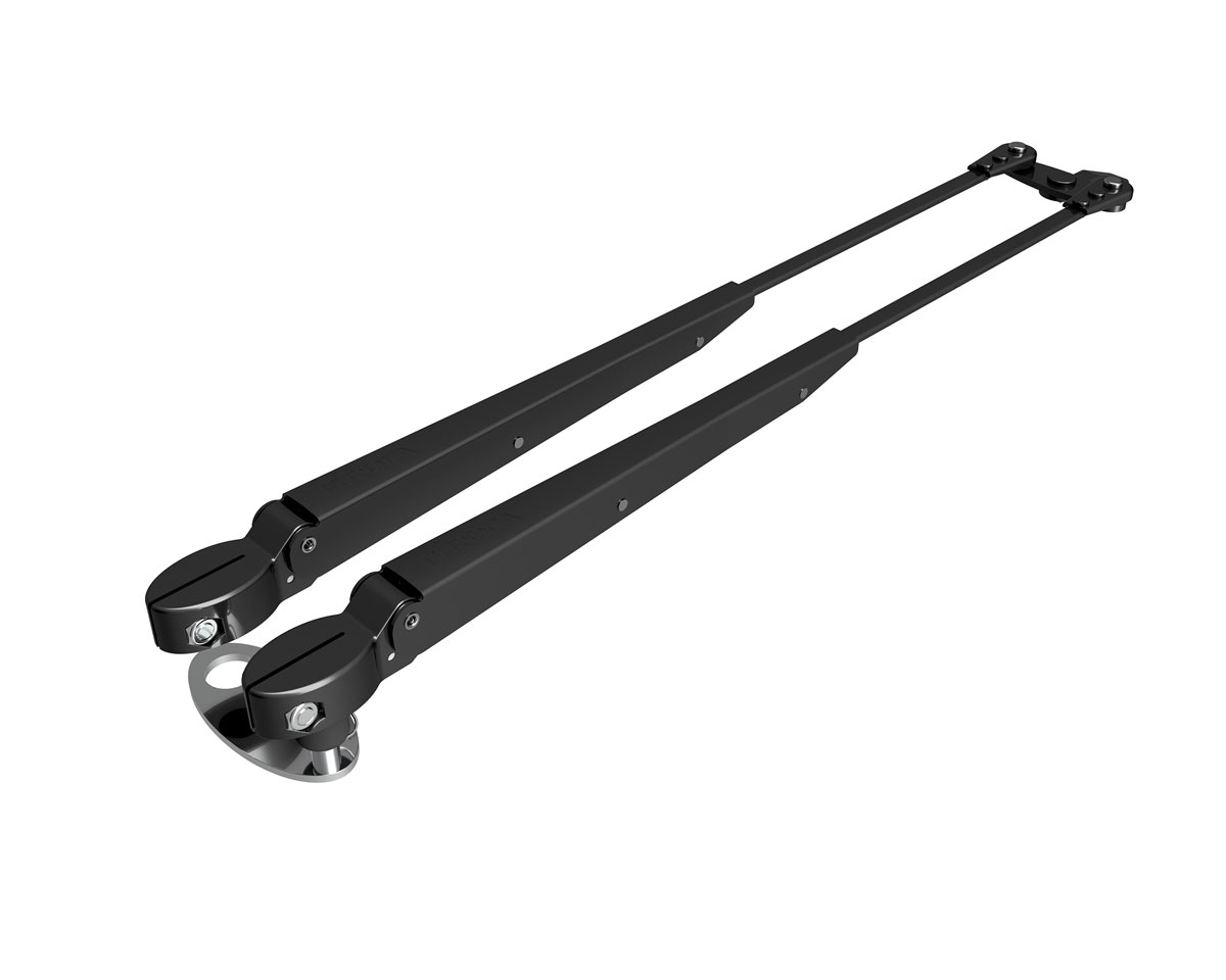 Roca Scheibenwischerparallelarm rostfreier Stahl schwarz für Roca Scheibenwischermotor W10-12-38L L=324-460mm Roca Scheibenwischerparallelarm rostfreier Stahl schwarz für Roca Scheibenwischermotor W10-12-38L L=324-460mm – Bild 2