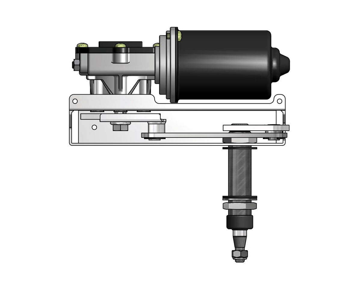 Roca Scheibenwischermotor W25 24V Achse L=53-103mm Roca Scheibenwischermotor W25 24V Achse L=53-103mm – Bild 3