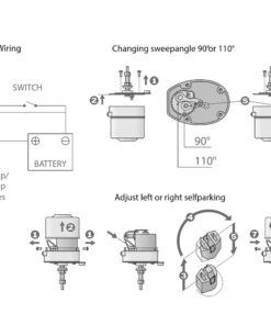 Roca Scheibenwischermotor W5 12V Achse L=25-58,5mm Roca Scheibenwischermotor W5 12V Achse L=25-58,5mm – Bild 4
