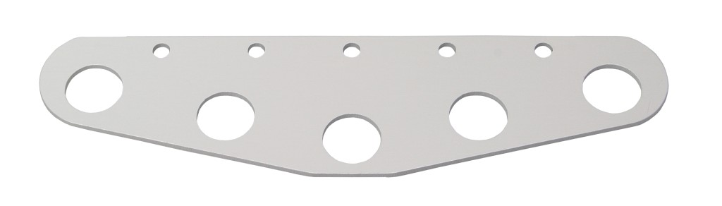 RUTGERSON Schothorn-Brett 220x45x2mm silber elox. RUTGERSON Schothorn-Brett 220x45x2mm silber elox.
