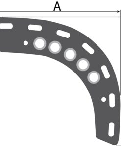 RUTGERSON Schottbrett "webbing" 204x207x4mm black RUTGERSON Schottbrett "webbing" 204x207x4mm black