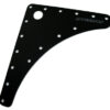 Rutgerson Racing Kopfbrett 162x123x1,5mm schwarz eloxiert