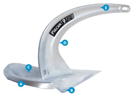 ROCNA Pflugschar-Anker Vulcan verzinkt 4kg ROCNA Pflugschar-Anker Vulcan verzinkt 4kg
