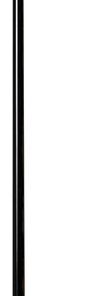 Scout KS-22 UKW Fiberglass Antenne, schwarz, 3dB L=1,5m mit 5m Ant.-Kabel