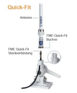 Scout 6dB UKW Fiberglas-Antenne L=2.4m QuickFit Scout 6dB UKW Fiberglas-Antenne L=2.4m QuickFit – Bild 4