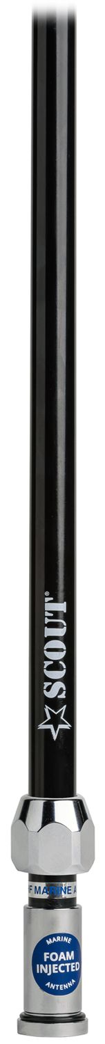 Scout 6 dB VHF Fiberglass Antenne L=2.4m QuickFit - schwarz Scout 6 dB VHF Fiberglass Antenne L=2.4m QuickFit - schwarz – Bild 3
