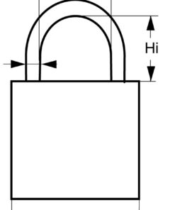 ABUS Granit Vorhangschloss 63mm ABUS Granit Vorhangschloss 63mm
