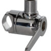 Scout PA-43 Antennenhalter verchromtes Messing für Rohrmontage (D=25mm). 2 Wege