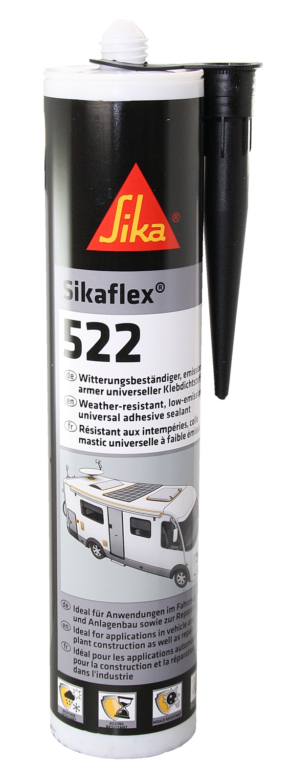 SIKAFLEX Kleb-Dichtstoff 522 Kartusche 300ml grau 12St. SIKAFLEX Kleb-Dichtstoff 522 Kartusche 300ml grau 12St.