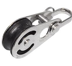 Bockrolle vertikal/horiz. 38 x 10mm Nylon