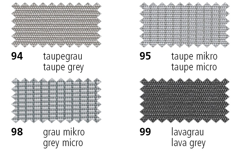 SUNPROOF Gewebe Premium PES besch. 200cm 280g/m² grau mikro SUNPROOF Gewebe Premium PES besch. 200cm 280g/m² grau mikro
