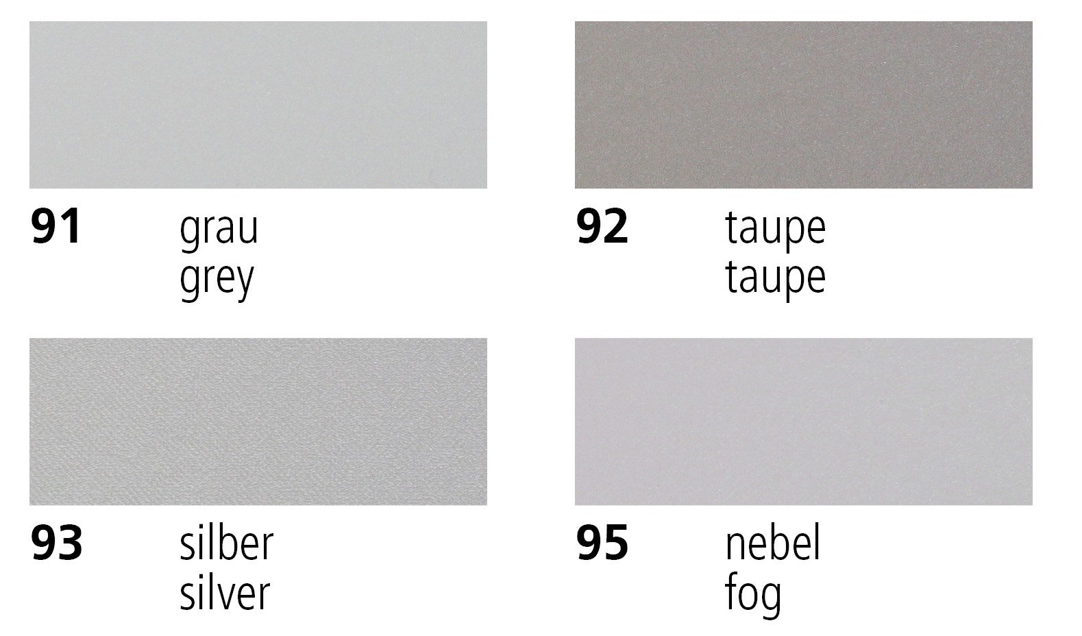 SATTLER Covermaster PES einseitig PVC 205cm 320g/m² fog SATTLER Covermaster PES einseitig PVC 205cm 320g/m² fog