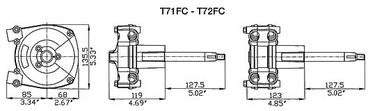 Steuerkopf T72FC mit Planetengetriebe Steuerkopf T72FC mit Planetengetriebe