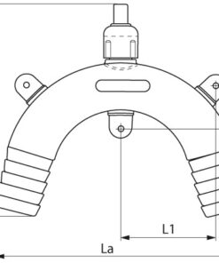 Schwanenhals belüftet 19mm Solenoid 12V (weiß) Schwanenhals belüftet 19mm Solenoid 12V (weiß)