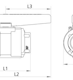 TRUDESIGN Kugelventil mit Hebel, kompakt Nylon/GFK 1/2' SB-Pack TRUDESIGN Kugelventil mit Hebel, kompakt Nylon/GFK 1/2' SB-Pack