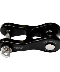 Tylaska H8 2:1 Aluminum Grossfall-Schäkel (mit Rolle) für Fall D=max.12mm Tylaska H8 2:1 Aluminum Grossfall-Schäkel (mit Rolle) für Fall D=max.12mm – Bild 2