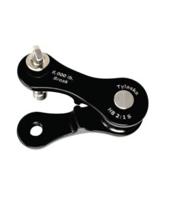 Tylaska H8 2:1 Aluminum Grossfall-Schäkel (mit Rolle) für Fall D=max.12mm Tylaska H8 2:1 Aluminum Grossfall-Schäkel (mit Rolle) für Fall D=max.12mm – Bild 4