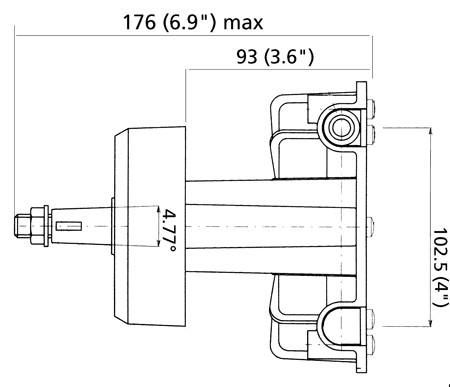 Steuerkopf T85W -weiße Nabe- Steuerkopf T85W -weiße Nabe-