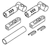 L25 Gabelkopf 10-32 UNF für C2-C7-C8+Czero-Kabel L25 Gabelkopf 10-32 UNF für C2-C7-C8+Czero-Kabel