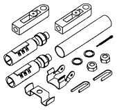 L25 Gabelkopf 10-32 UNF für C2-C7-C8+Czero-Kabel L25 Gabelkopf 10-32 UNF für C2-C7-C8+Czero-Kabel