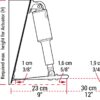 LENCO Standard Trimmklappen Set 12"x24"