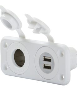 Marinco USB-COMBO -Einbau-Steckdose Weiß Marinco USB-COMBO -Einbau-Steckdose Weiß