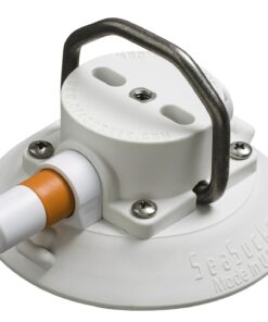 SEASUCKER Vakuum-Saugnapf mit D-Ring 110mm, flache Form, schwarz SEASUCKER Vakuum-Saugnapf mit D-Ring 110mm, flache Form, schwarz
