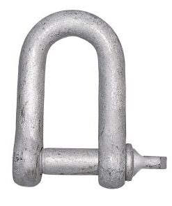SCHÄKEL verzinkt geschweift 14mm (10-St.Pack)