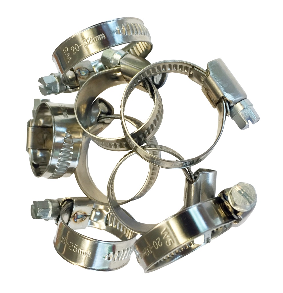 Schlauchschelle DIN3017A A4 12mm, 100-120mm 10St. Schlauchschelle DIN3017A A4 12mm, 100-120mm 10St.