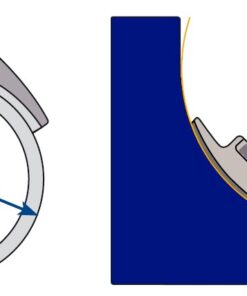 YKK SNAD Flex Kunststoffknopf Untert.25mm transpa. YKK SNAD Flex Kunststoffknopf Untert.25mm transpa.