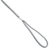 ROBLINE Festmacherleine Rio, PES/PES,12mm,Edelstahl Kausch,schwarz/weiß,20m