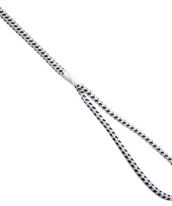 ROBLINE Festmacherleine Rio, PES/PES,10mm,Edelstahl Kausch,schwarz/weiß,30m
