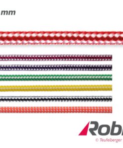 ROBLINE Dinghy Control, PES/Robtec 6mm weiß/rot ROBLINE Dinghy Control, PES/Robtec 6mm weiß/rot