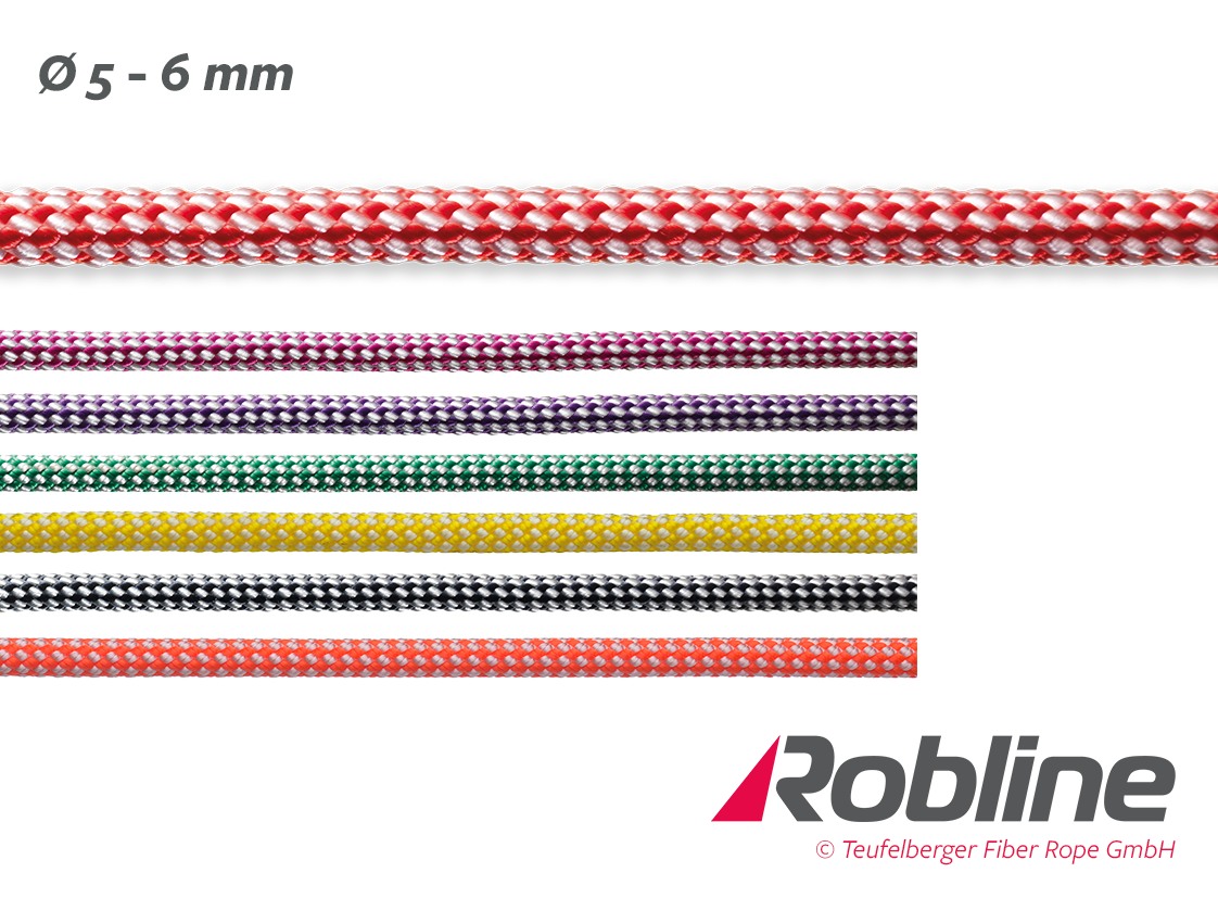 ROBLINE Dinghy Control, PES/Robtec 3mm weiß/orange ROBLINE Dinghy Control, PES/Robtec 3mm weiß/orange