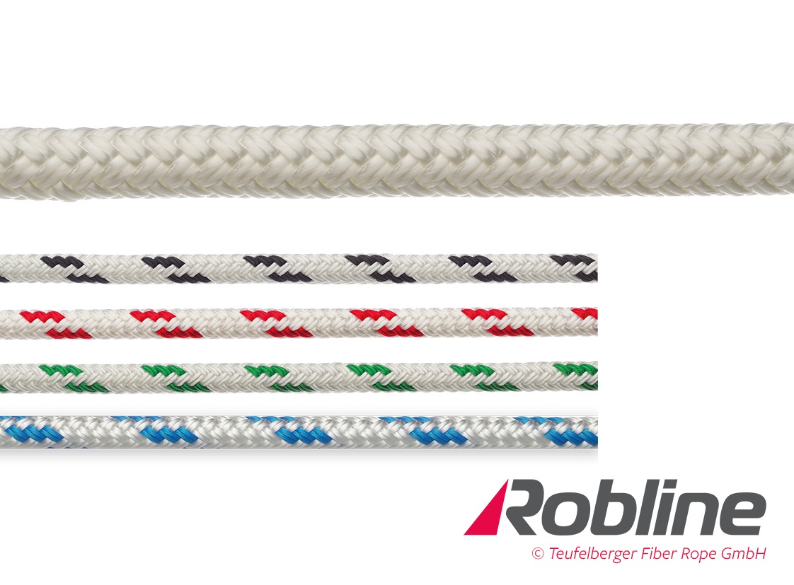 ROBLINE Orion, PES/PES, 8mm neongelb/schwarz ROBLINE Orion, PES/PES, 8mm neongelb/schwarz