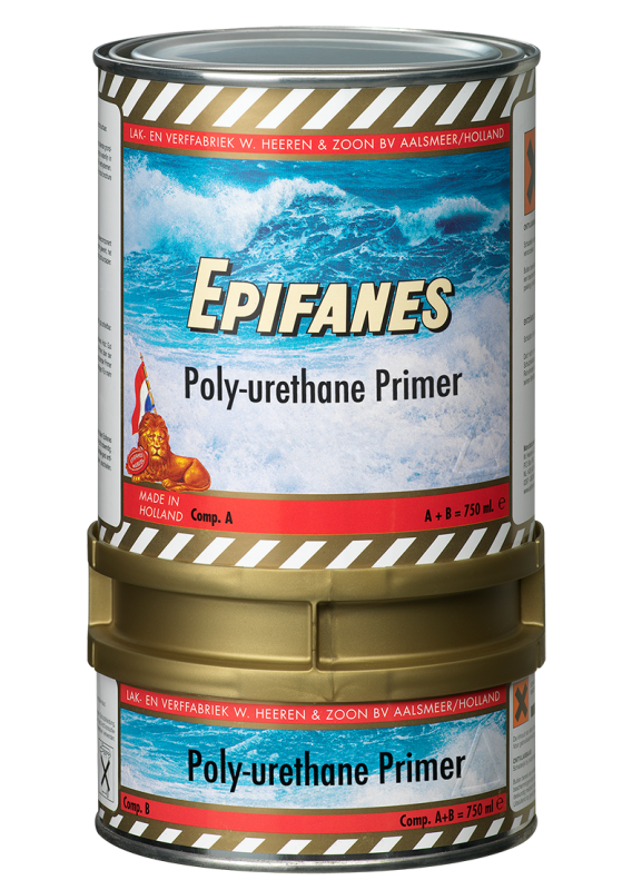 Polyurethan PU-Primer Blau 750 g Polyurethan PU-Primer Grau 750 g Set